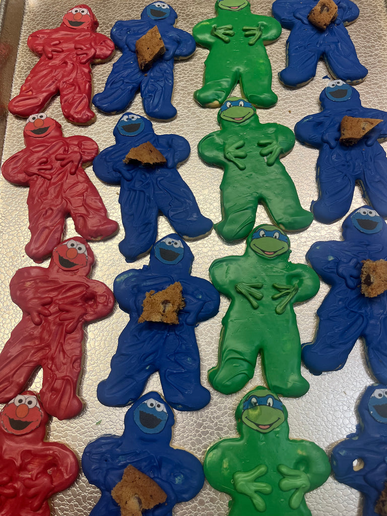 Cartoon Character Cookies