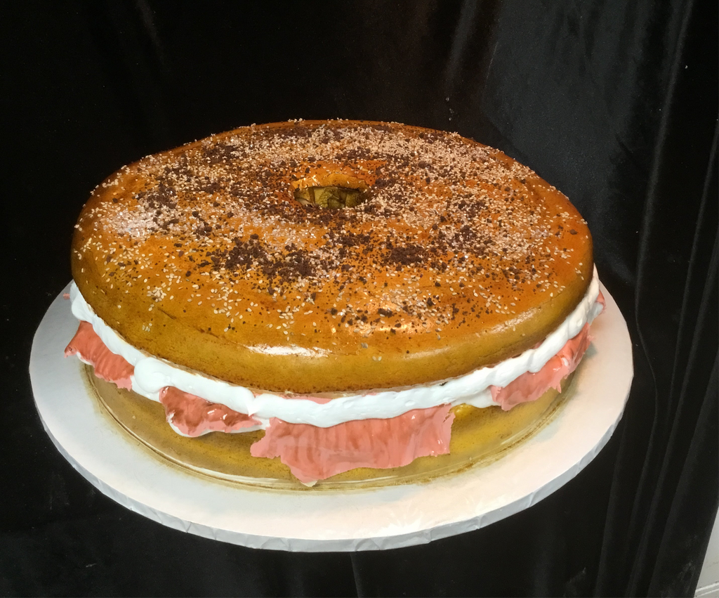 Everything Bagel Cake